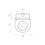 217074 Светильник INTERO LED 9W 850LM 24G ЧЕРНЫЙ 4000K