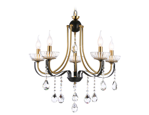 Купить TR4952/5 BK/GD/CL черный/золото/прозрачный E14*5 max 40W D620*670