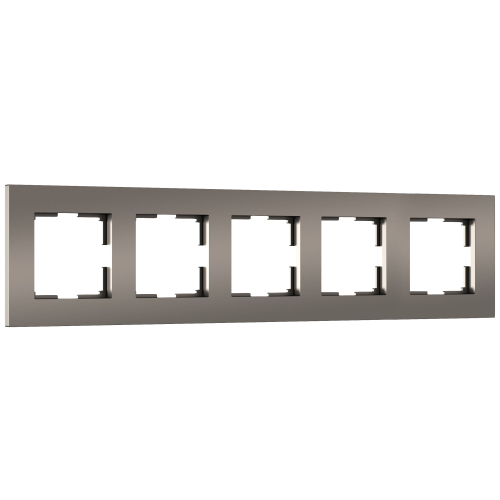 Купить Рамка из поликарбоната на 5 постов Slab бронза софт W0052963