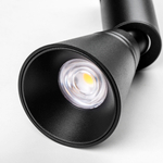 210847 Светильник 48V (D65) DUE HERMES 6W 590LM 36G ЧЕРНЫЙ 4000K
