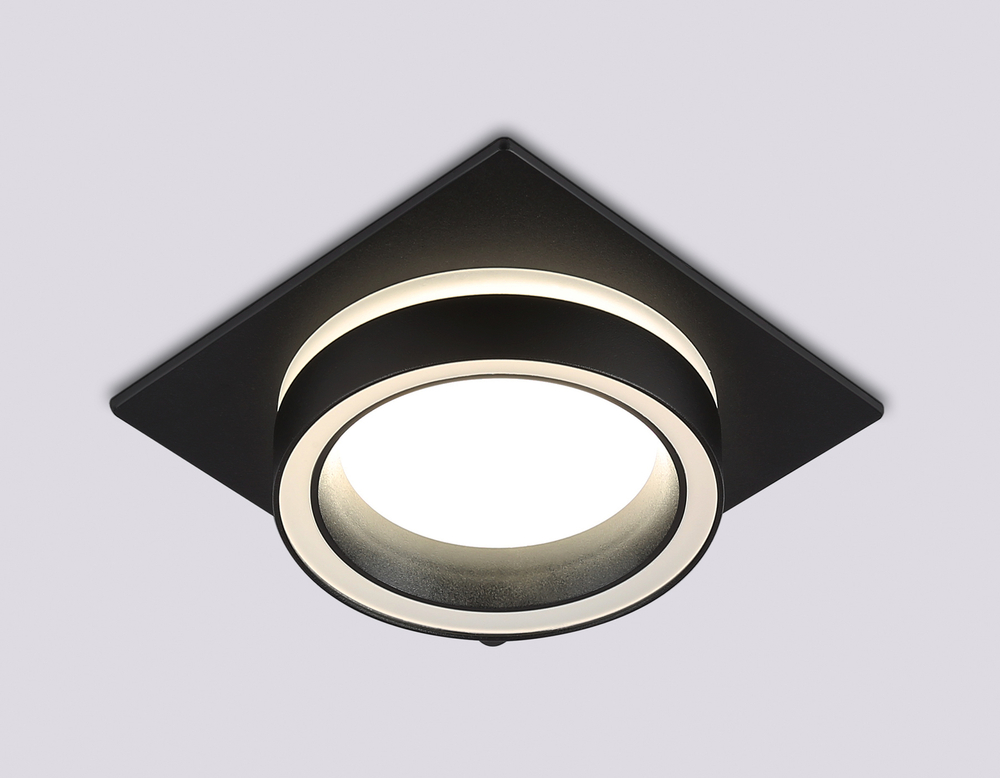 TN52422 BK/FR черный/белый матовый GX53 max 12W 105*105*45