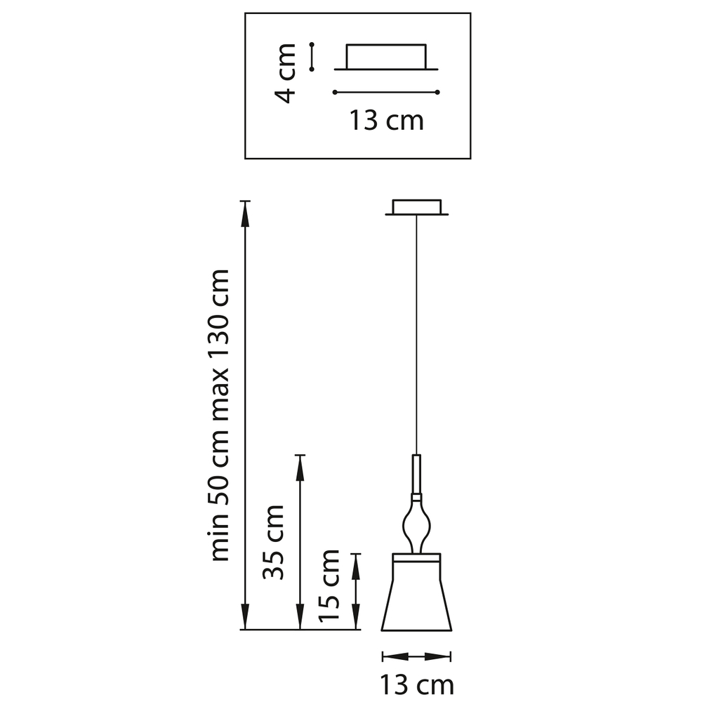 806010 Подвес ESCICA 1х40W E14 БЕЛЫЙ/КОНЬЯК/ХРОМ