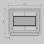 Прожектор Outdoor FL001-L100B6K