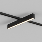 DK6630-BK Трековый светильник IP 20, 20 Вт, LED 3000, черный, алюминий