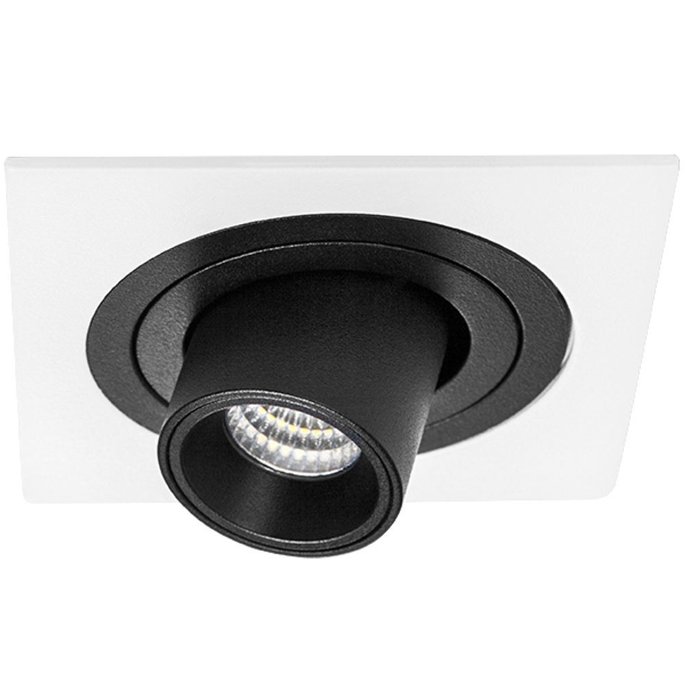 i516174 Светильник INTERO TUBO LED 7W 360LM 60G БЕЛЫЙ/ЧЕРНЫЙ 4000K (217516+217174)