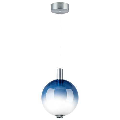 Купить 805405 Люстра COLORE LED 1х6W 320LM ЧЕРНЫЙ/СИНИЙ 3000K