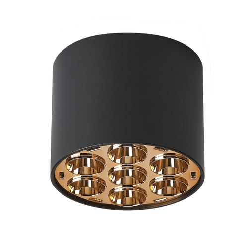 Купить 080642 Светильник потолочный GUARDA 6W 470LM 30G ЧЕРНЫЙ/ЗОЛОТО 4000K