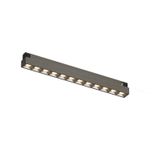 DK5971-DN Светильник трековый SHINE GRILL ZigBee, 48В, 10Вт, 2700-6000K, IP20, темный никель, алюминий