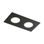 Встраиваемый влагозащищенный светильник PORT, 2?15 Вт макс., LED, GU5.3, IP65, корпус из полимера, цвет чёрный