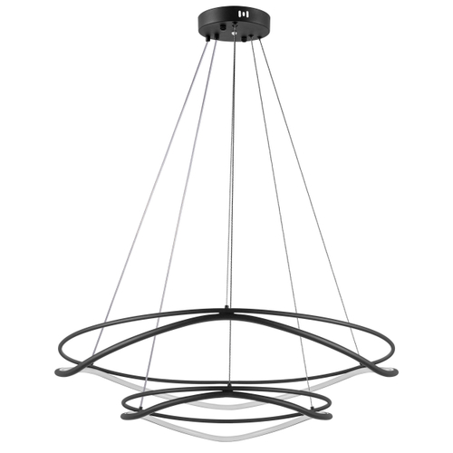 Купить 736527 Люстра ROTONDA 115W LED 5736LM 120G ЧЕРНЫЙ 3000-6000K