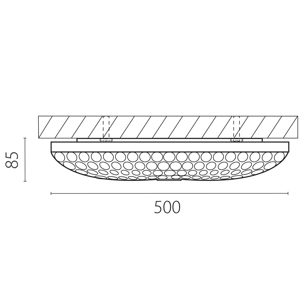 225540 Светильник настенно-потолочный ARCO III LED 72W 2600-5550LM G БЕЛЫЙ 3000/6000K