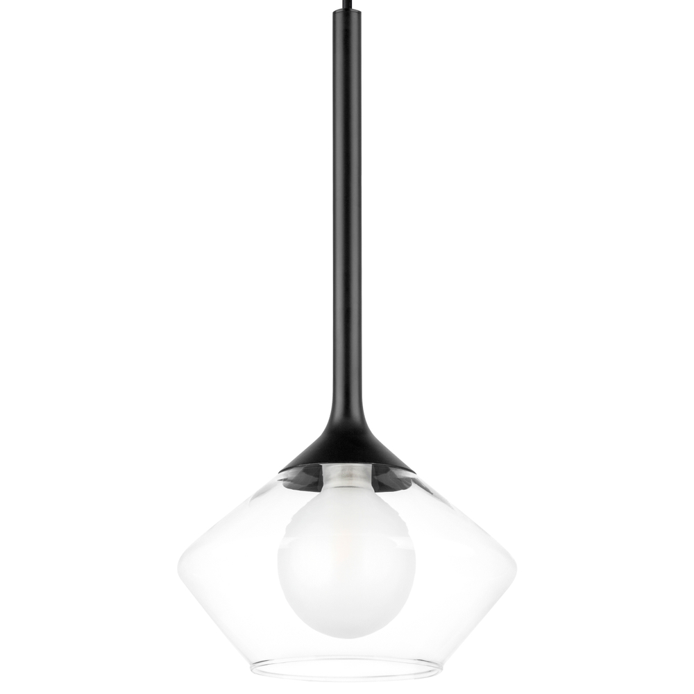 801202 Люстра VETRO 1х6W(led) G9 ЧЕРНЫЙ/ПРОЗРАЧНЫЙ