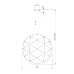 Подвесной светодиодный светильник D600 434/1