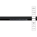 Магнитный трековый светильник Arte Lamp LINEA A4644PL-1BK