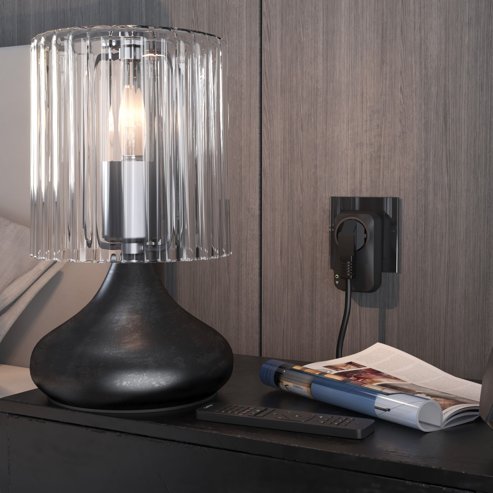 Умная мобильная розетка Elektrostandard Wi-Fi 3500W IP20 76100/00 черный