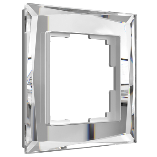 Купить Рамка из стекла на 1 пост Diamant зеркальный W0011220