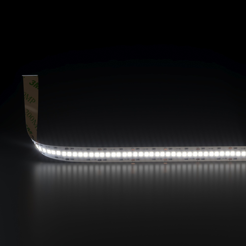 Светодиодная лента 12 В 24 Вт/м 240 Led/м 2835 IP20, дневной белый 4200 K, 5 м Лента светодиодная 12V 16W 240Led 2835 IP20 дневной белый, 5м