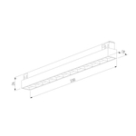 Titan Line Трековый светильник 10W 3000K титан 85528/01