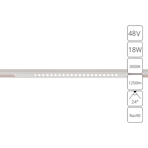 Купить Магнитный трековый светильник Arte Lamp OPTIMA A7287PL-1WH