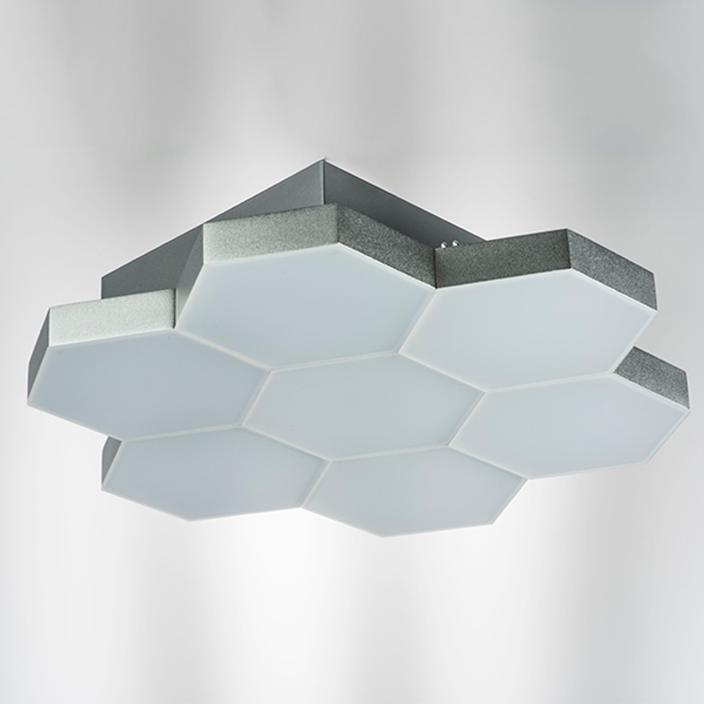 750074 Люстра потол FAVO LED-35W 1680LM Серебро 4000K