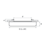 221244 Светильник ZOCCO CYL LED 24W 2030LM 270G 4000K