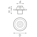 i616164 Светильник INTERO TUBO LED 7W 360LM 60G БЕЛЫЙ 4000K (217616+217164)