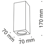 Потолочный светильник Technical C006CW-01W