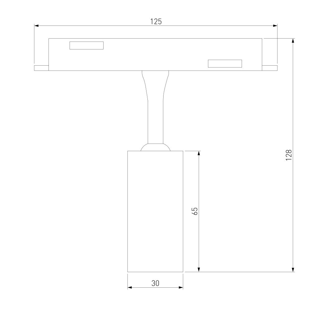 Умный трековый светильник 5W 2700-6500K Dim Cantors Slim Magnetic 85071/01