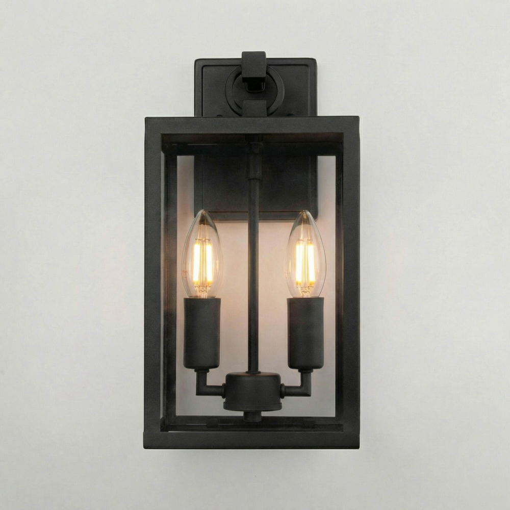 Уличный настенный светильник Candle D 35150/D черный