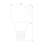 Светодиодная лампа А65 20W 3300K E27 BLE2750