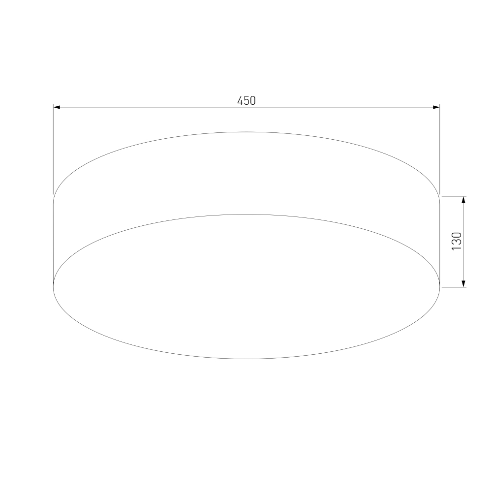 Потолочный светильник 1087 Rondo Graphite