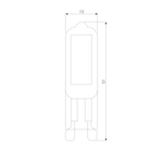 Светодиодная лампа G4 LED 3W 220V 6500K стекло BLG418