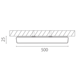 225356 Светильник ARCO CYL LED 48W 4320LM БЕЛЫЙ 3000/4000/6000K