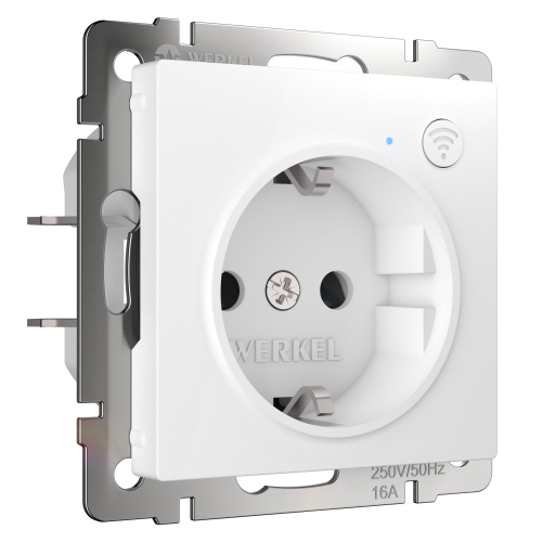 Купить Умная встраиваемая розетка Werkel Wi-Fi 3500W IP20 W1171601 белый