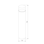 Ландшафтный светильник IP54 1532 TECHNO LED серый