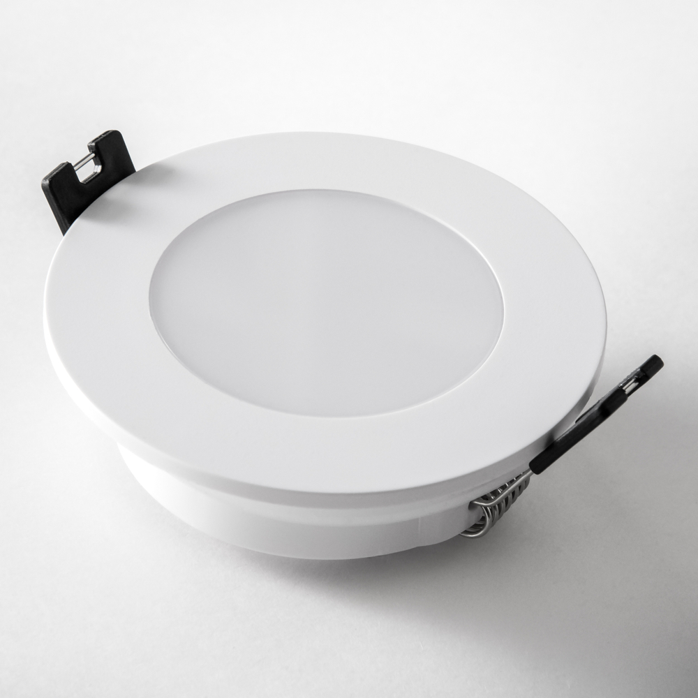 012916 Рамка (светильник) PVC д/LED-модулей 941хх и LED-ламп D50мм PIANO ROUND БЕЛЫЙ IP65