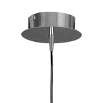 810020 Подвес AGOLA 1х40W E14 ХРОМ/БЕЛЫЙ