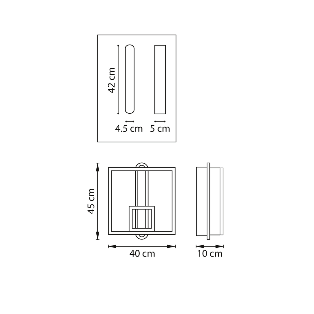 738687 Настенно-потолочный светильник UNDINE 90W LED 3872LM ЧЕРНЫЙ 3000-6000K