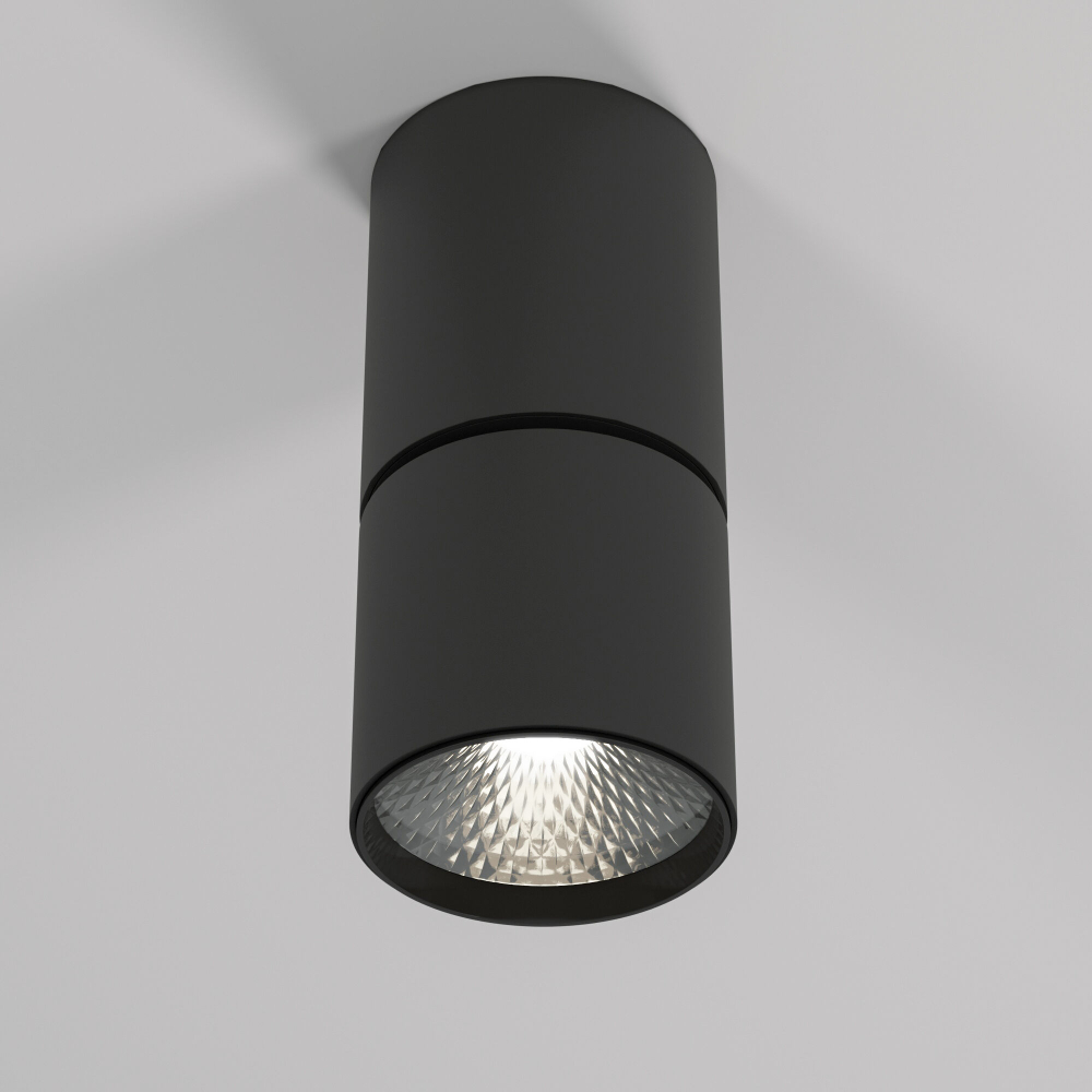 Светильник потолочный поворотный светодиодный Sens 10W 4000K чёрный 25042/LED