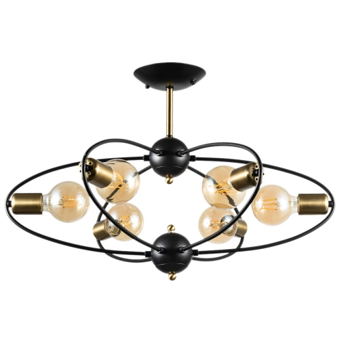 Купить Потолочная люстра Arte Lamp GLASGOW A1963PL-6BK