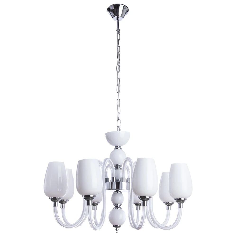 Подвесная люстра Arte Lamp LAVINIA A1404LM-8WH