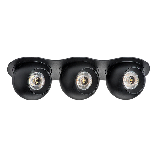 Купить i637747474 Светильник INTERO LED 9W*3 850LM*3 24G ЧЕРНЫЙ 4000K (217637+217074+217074+217074)