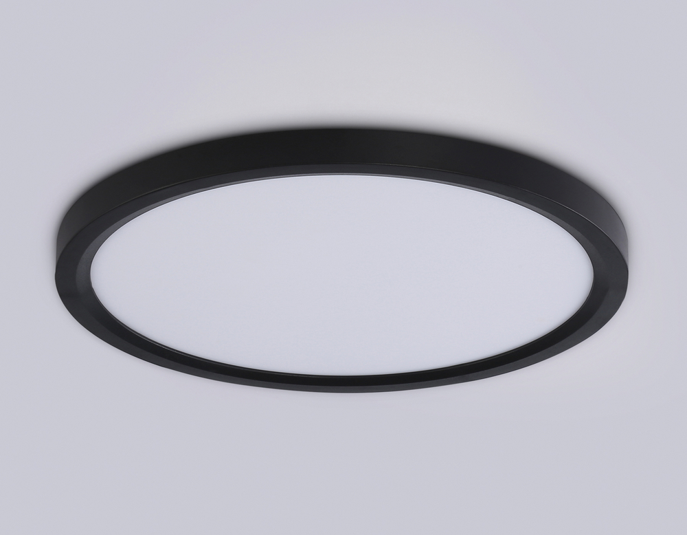 FZ1906 BK черный IP54 26W 3000K-6500K CCT-переключатель D370*25 (Без ПДУ)