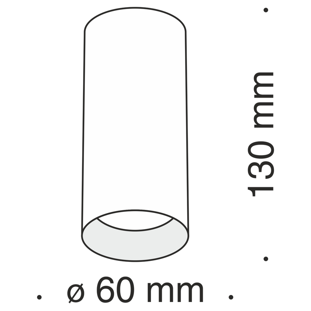 Потолочный светильник Technical C010CL-01W