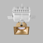 G214503 Светильник DOMINO QUAD MR16 ЗОЛОТО (214510+214503)