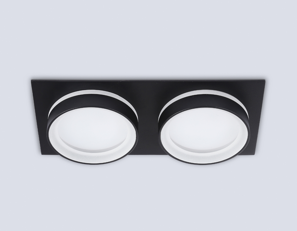 TN6712/2 BK черный IP44 GX53/2 max 15W 210*105*45