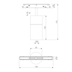 Умный трековый светильник 12W 2700-6500K Dim R02 Slim Magnetic 85075/01