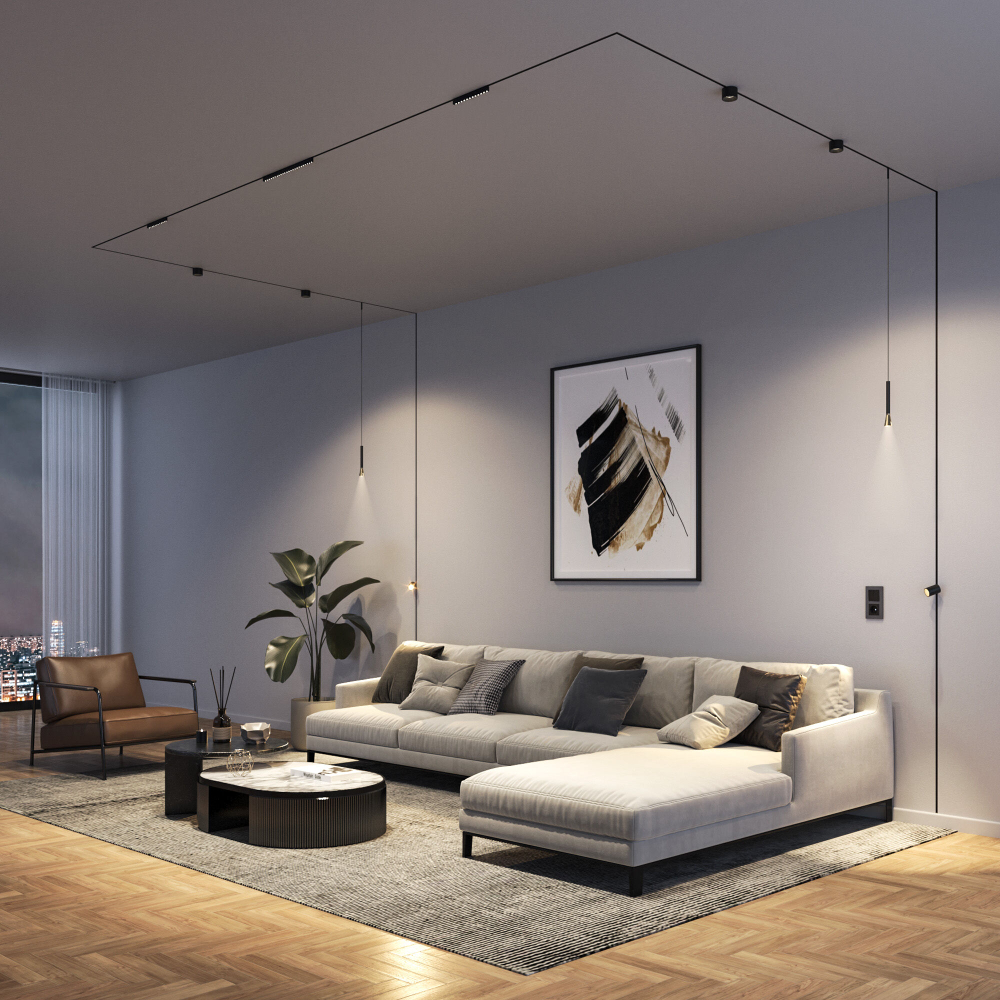 Трековый светильник 3W 3000K Mini Magnetic 85165/01