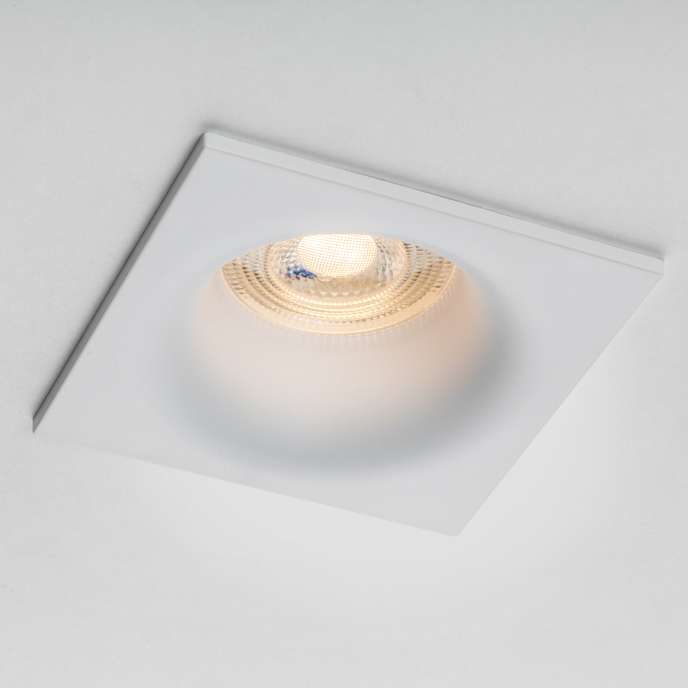 012136 Рамка (светильник) PVC д/LED-модулей 941хх и LED-ламп D50мм LEVIGO QUAD БЕЛЫЙ