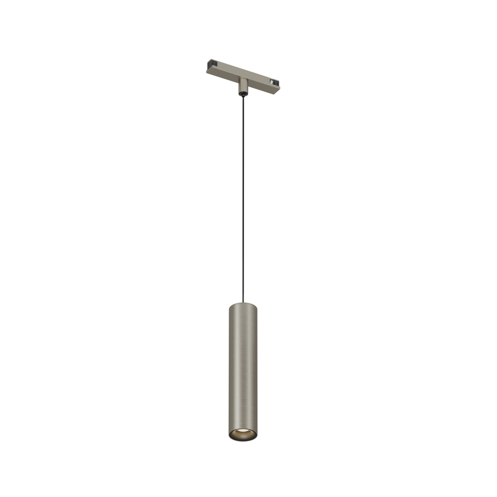 DK5744-DN Светильник для трека SHINE SPOT со светодиодом, D40*H200 кабель 1500мм, 48V DC, 8W, RA?90, 3000K, IP20, темный никель, алюминий